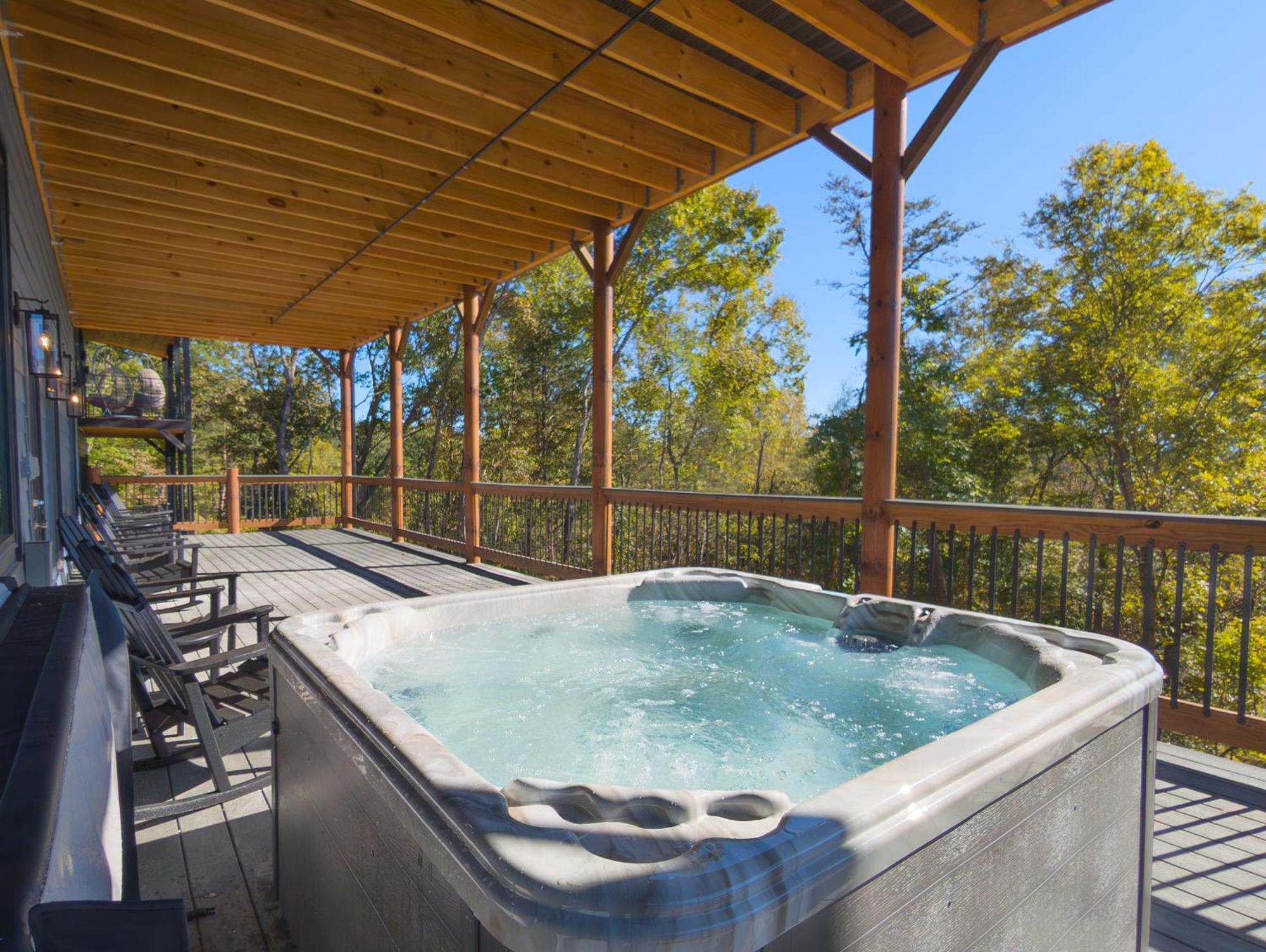 Luxury 12-Bedroom Cabin With Indoor Pool, Hot Tub & Movie Theater, Sleeps 36 Sevierville Eksteriør bilde